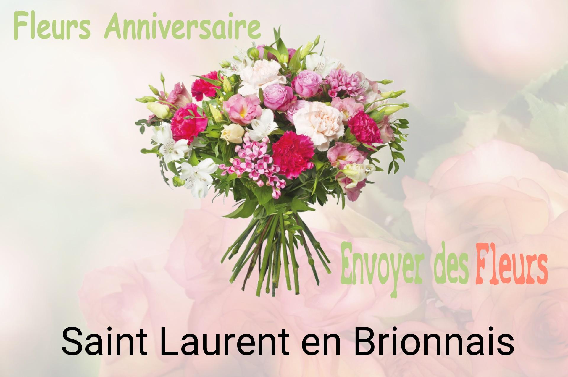 Bouquet de fleurs d’anniversaire livré à Saint-Laurent-en-Brionnais