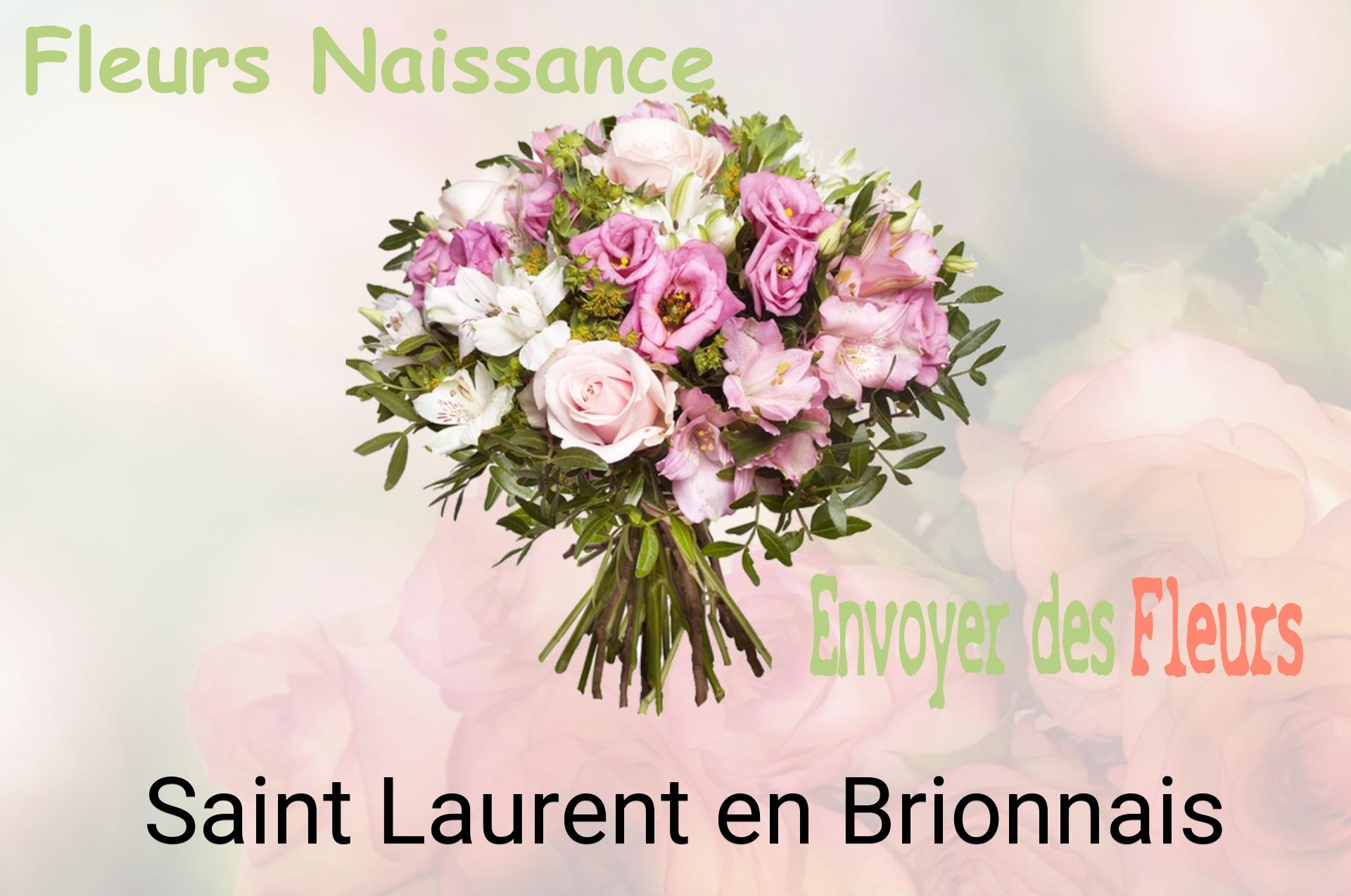 Bouquet de fleurs de naissance livré à Saint-Laurent-en-Brionnais